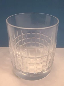 Luigi Bormioli Italy Crystal Whiskey Glasses Mixology Textured Glass  Signed - Picture 1 of 23