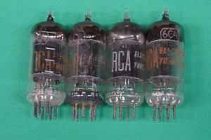 6C4 - RCA Brand - AUDIO GUITAR AMPLIFIER HAM RADIO TV tube - lot of (4) - Picture 1 of 1