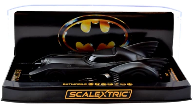 Scalextric Batmobile - 1989 Batman DPR W/ Lights 1/32 Scale Slot Car C4492 - Image 1 of 3
