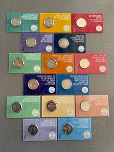 Set 15 X France 2021+2022+2023 Jo Games Olympics Commemorative New - Picture 1 of 1