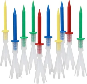 70mm Plastic Golf Tees,,More Durable Golf Plastic Tees, Golf Accessories (10pcs) - Picture 1 of 6