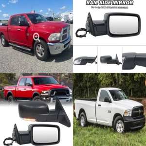 Espejo Retrovisor Lado Pasajero Para 2010-2018 Dodge Ram 1500 2500 3500 4500 - Picture 1 of 12