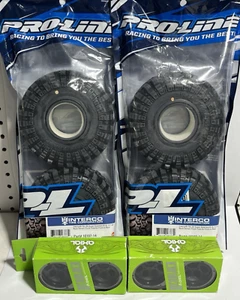 PROLINE 10107-14 SUPER SWAMPERS XL + AXIAL AX8097 8 AGUJEROS BEADLOCKS JUEGO DE LOS 4 - Imagen 1 de 7