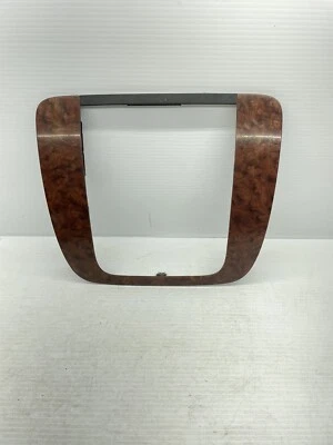 2007-2013 Sierra Tahoe Yukon Suburban Dash Radio Bezel Trim Wood Grain - Image 1 of 4