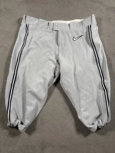 Nike Softball Pants Womans Large Gray 34” Waist Vented College Fit 2/3 - Picture 1 of 12