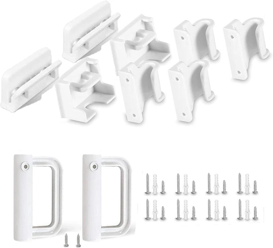 Retractable Baby Gate Replacement Parts Kit Child Safety Gate Full Set Wall M... - Image 1 of 1