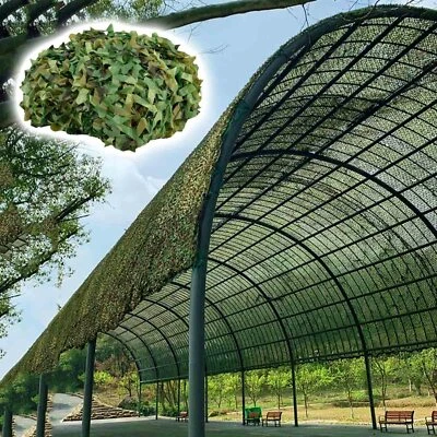 13-26Ft Camping Camouflage Netting Military Camo Sunshade Mesh Hunting Car Cover - Image 1 of 4