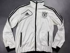 Deutschland National Adidas Fußball Shirt Jacke Fußball Trikot Gr. M - Bild 1 von 7