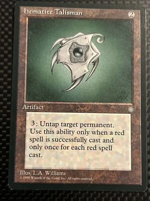 Hematite Talisman, MTG Ice Age (1995), Uncommon Artifact NM - Image 1 of 2