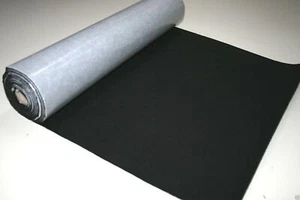 Self Adhesive Felt Baize Fabric Mini Rolls - BLACK - Picture 1 of 1