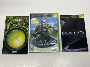 Halo: Combat Evolved (Microsoft Xbox, 2001) Original Game Of The Year + Manual - Picture 1 of 6