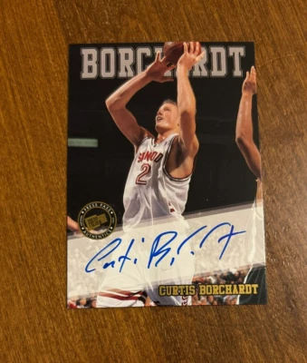 Curtis Borchardt 2002 Press Pass On Card Rookie Auto Stanford Utah Jazz RC - Image 1 of 2