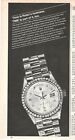 Rolex Armbanduhr Time Is Part Of It Too Werbung 1 Seite 1974