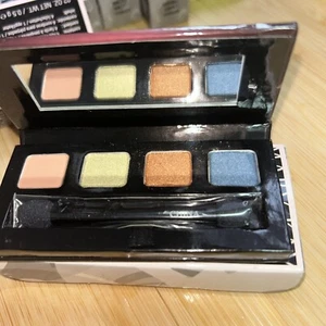 Mary Kay Mini Mineral Eye Color Quad Silky Caramel Lemongrass Amber Blaze Denim - Picture 1 of 3