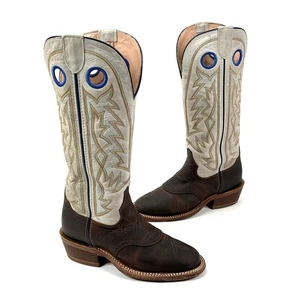Tony Lama Buckaroo 15in Mens Henley Leather Cowboy Boots Size 7 GREAT CONDITION - Picture 1 of 19