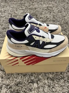 Größe 8 - New Balance 990v6 MiUSA x Teddy Santis weiß schwarz pflaume U990WB6 - Bild 1 von 8