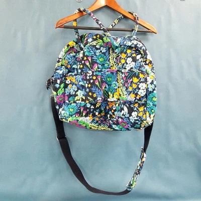 Vera Bradley Midnight Blues Floral Weekender Duffle Bag W/ Shoulder Strap - Image 1 of 4