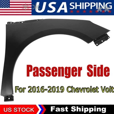 Primed Steel Front Passenger Side Fender For 2016-2019 Chevrolet Volt Foto 1 de 4