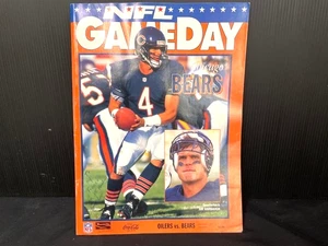 Diciembre 1992 Monday Night Chicago Bears NFL GameDay Programa Jim Harbaugh Firmado! - Imagen 1 de 5
