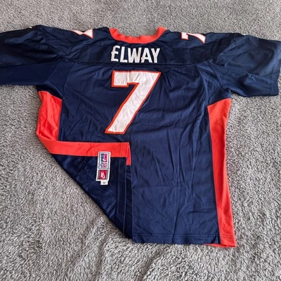 Auténtica camiseta de fútbol americano Nike 1997 John Elway NFL Denver Broncos Pro Line talla 56 Foto 1 de 4
