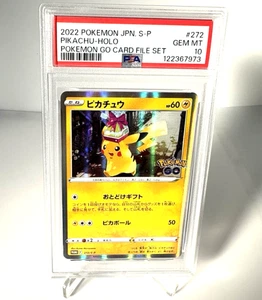 PSA10 Pikachu 272/S-P Pokémon GO Promo Japan Exclusive Card GEM MINT 10 - Picture 1 of 11