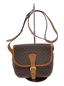 Bolso de Hombro CELINE Macadam Marrón Patrón Total Usado - Imagen 1 de 9