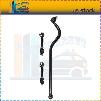3Pcs Track Bar Sway Bar Links Suspension Kit For 1995-1999 Dodge Ram 3500 4WD Foto 1 de 4