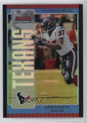 2005 Bowman Chrome Blue Refractor /250 Domanick Davis #17 - Image 1 of 2