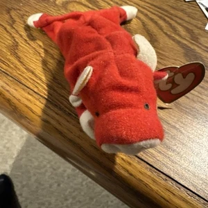 Peluche coleccionable Happy Meal de McDonalds TY “Snort” Teenie Beanie Babies - 1993. - Imagen 1 de 6