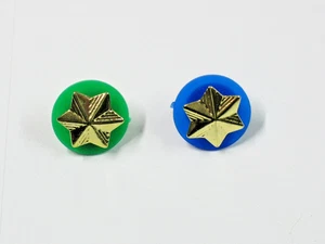 2 Girl Scout Membership Star Lapel Pins - Picture 1 of 2