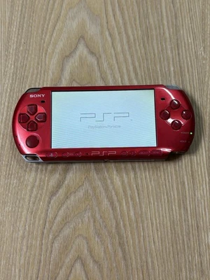 Sony PSP-3000 Metallic Red Console Excellent Works Great + Memory Stick - Image 1 of 4
