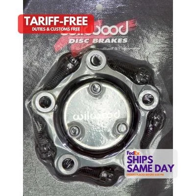 Wilwood 270-13213, One Black Aluminum 5 Bolt Drive Flange With /O-Ring Performan - Image 1 of 4