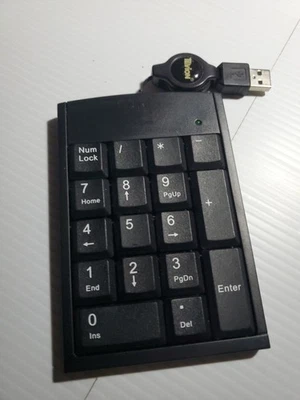 TEVION  NUMERIC KEYPAD  W/ RETRACTABLE USB CABLE  - Image 1 of 4