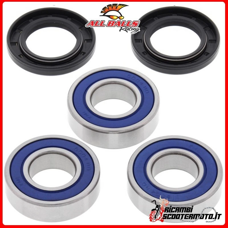 KIT CUSCINETTI RUOTA ANTERIORE ALL BALLS KAWASAKI KX 125 1997-2002 25-1224#1 Foto 1 de 1
