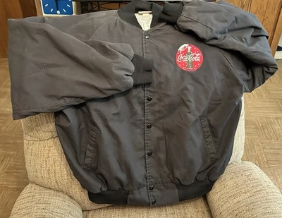 Used Vintage Coca Cola Bomber Jacket XXL - Image 1 of 4