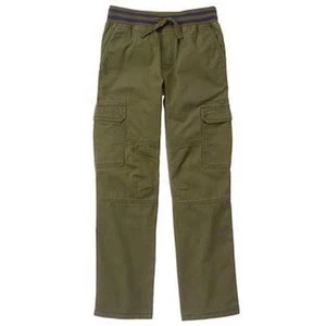 NWT Gymboree Boys Pull on Green Cargo Pants 12-18M, 2T - Picture 1 of 1
