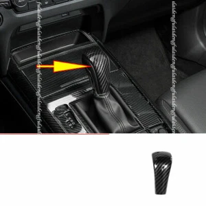 Para Mazda CX-30 2020-2022 fibra de carbono ABS cambio de marcha perno cubierta de cabeza adorno decoración - Imagen 1 de 3