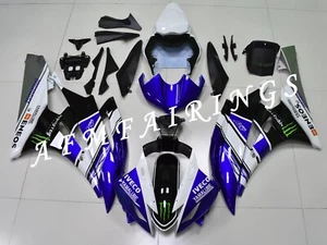 Blue White Black ABS Injection Mold Bodywork Fairing Kit Panels for YZF R6 06-07 - Picture 1 of 7