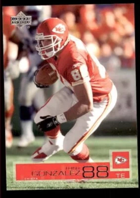 2002 Upper Deck Football Card #88 Tony Gonzalez CHIEFS - Image 1 of 3