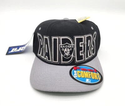 Gorra de colección años 90 Oakland Raiders Starfit grande nueva de colección con todas las etiquetas Foto 1 de 4