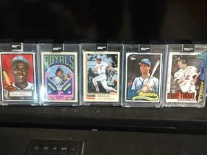 Topps Project 2020 Lot - Trout, Griffey, Ripken, Brett, Robinson - Picture 1 of 6