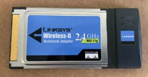 Linksys Wireless-G WPC54GV12 2.4 GHz 802.11g WPC54G Notebook Adapter WiFi card - Picture 1 of 2