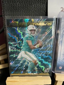 2021 Donruss Football Power Formulas Tua Tagovailoa #PF10 Miami Dolphins - Picture 1 of 2