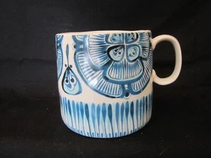 Anthropologie Oscar Tasse Blau Oversized Blau Weiß - Bild 1 von 7