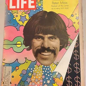 1969 Life Magazine Peter Max Pop Art, Nixon California retreat, GI babies come o - Picture 1 of 3