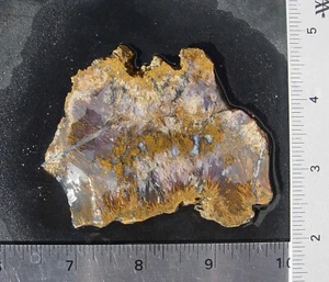 Sagenit Achat Lapidarplatte T1198 - Bild 1 von 12