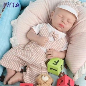 Full Silicone Reborn Baby Doll Newborn Lifelike Realistic Doll for Mum 18" - Picture 1 of 12
