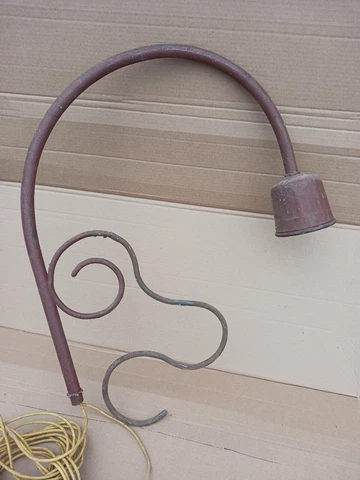 Antique Exterior Lighting Fixture for Wheeler Boston Shade Cover