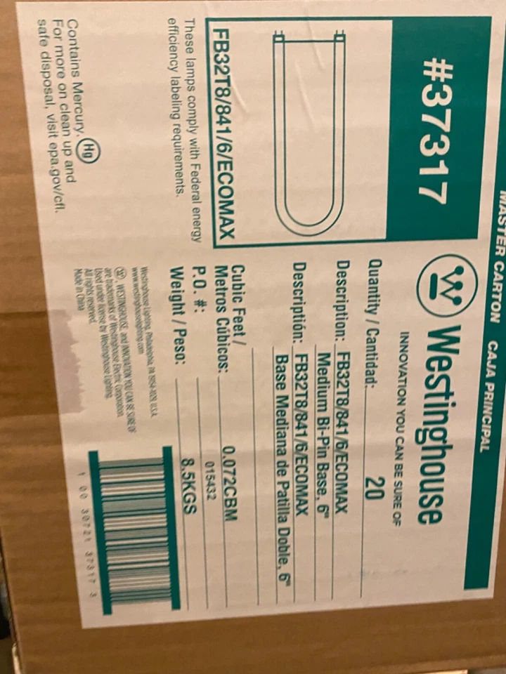 WESTINGHOUSE 37317 (20), - Image 1 of 1