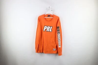 Camiseta Polo Deportiva Ralph Lauren De Colección Años 90 Para Hombre Mediana Deletreada Manga Larga Foto 1 de 4